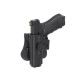 Кобура левосторонняя G19 Airsoft Left-Handed Holster Series - Black [Amomax]